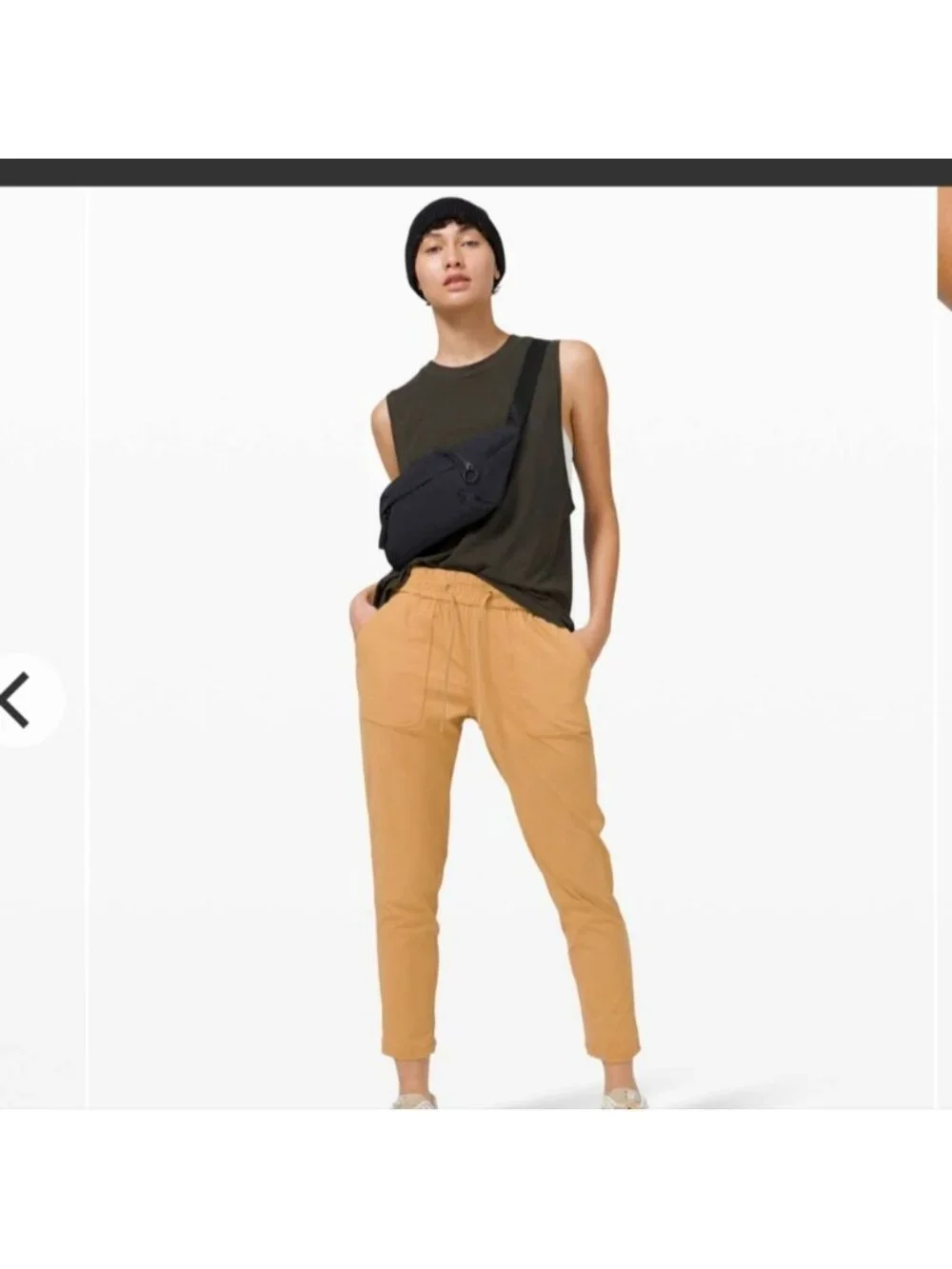 Lululemon Beyond the Studio Pant Slim Gold Buff like new